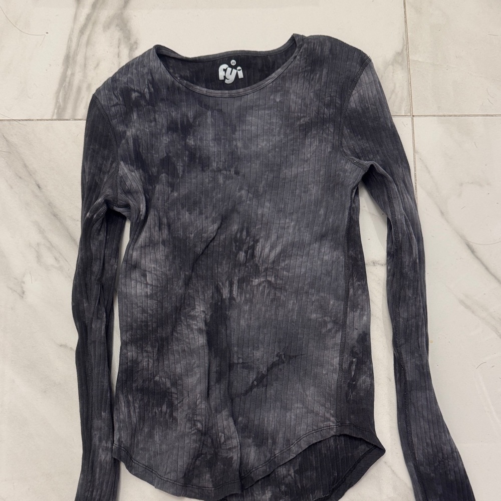 Stylish Tie-Dye Long Sleeve Top